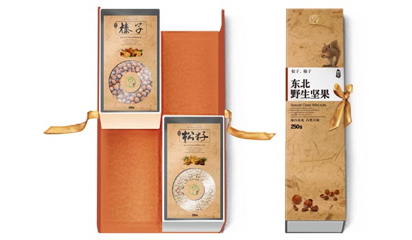 东北野生坚果产品包装