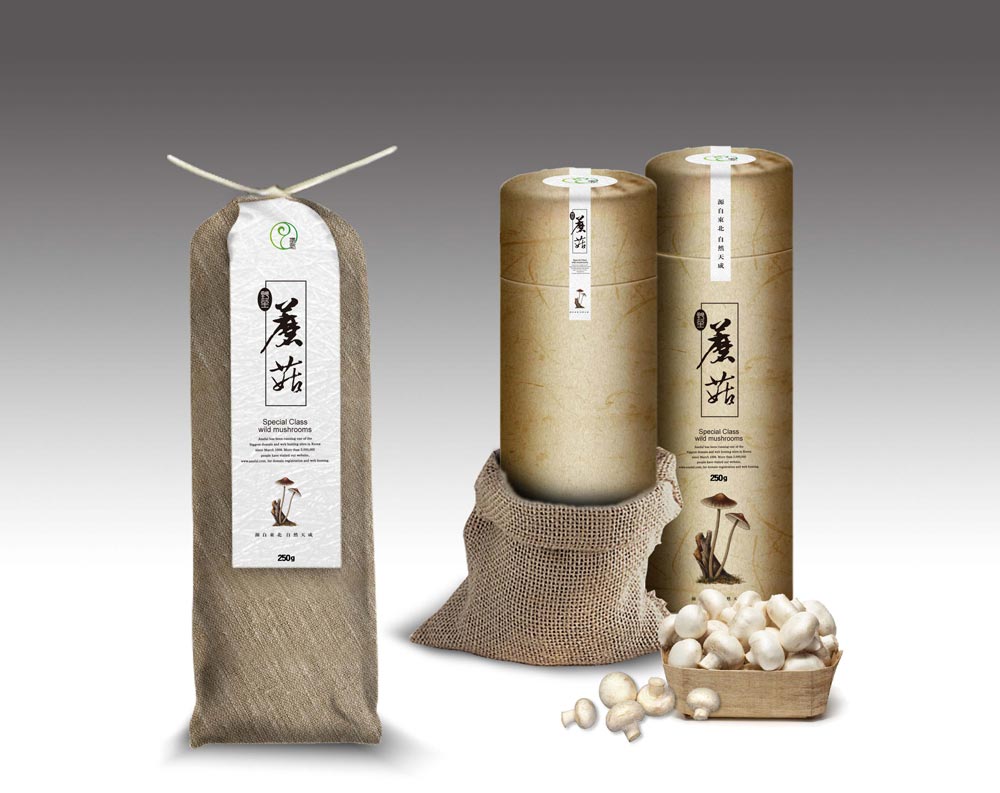 蘑菇产品包装设计